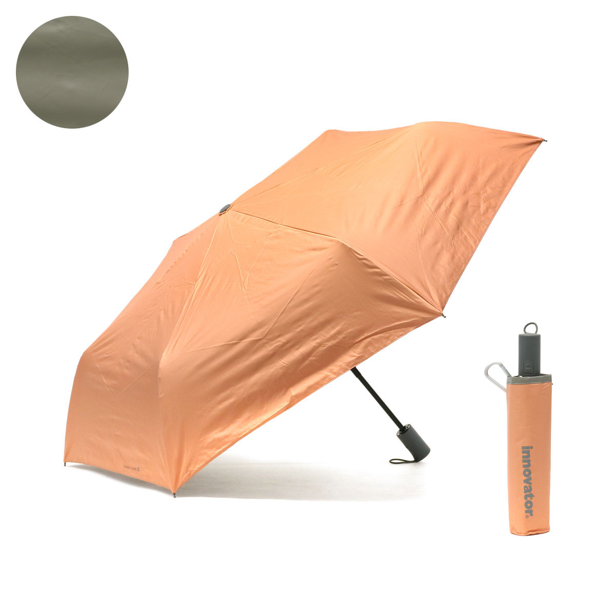 日本正規品 イノベーター 傘 innovator 晴雨兼用折り畳み 自動開閉 日傘 折りたたみ傘 55cm UVカット 遮光 メンズ レディース IN-55WJP｜galleria-onlineshop｜05