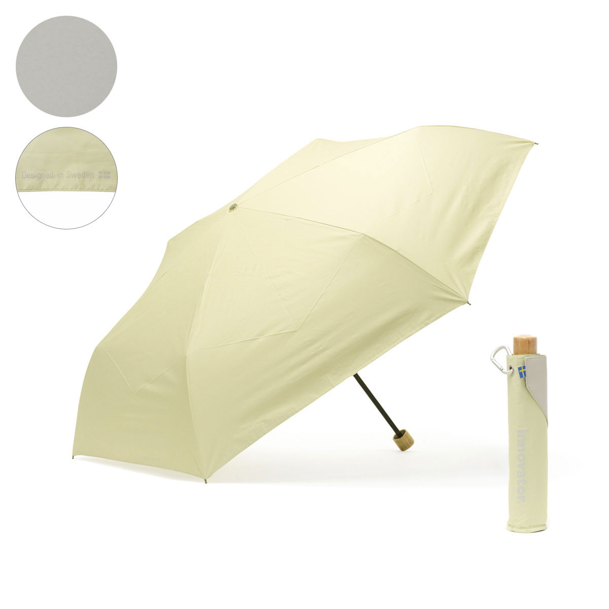 日本正規品 イノベーター 傘 innovator 折りたたみ傘 折り畳み傘 60cm 晴雨兼用ワイド折りたたみ傘 メンズ レディース IN-60M｜galleria-onlineshop｜07