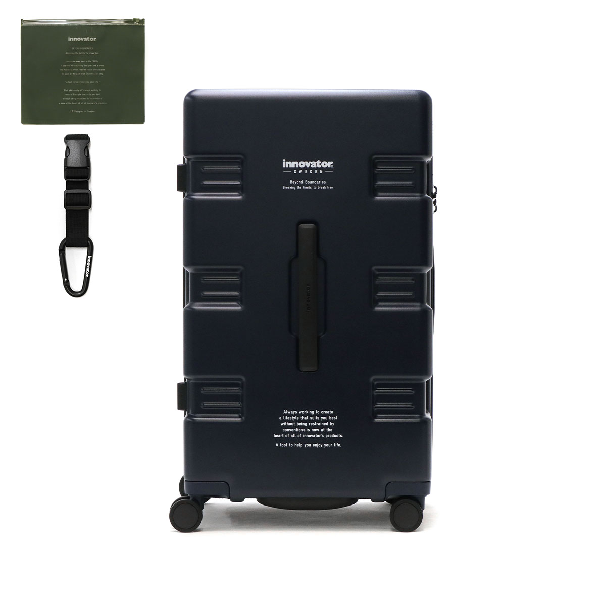 イノベーター　スーツケース キャリーケース　大型　75L ネイビー innovator イノベーター スーツケース 75L キャリーケース 5〜7