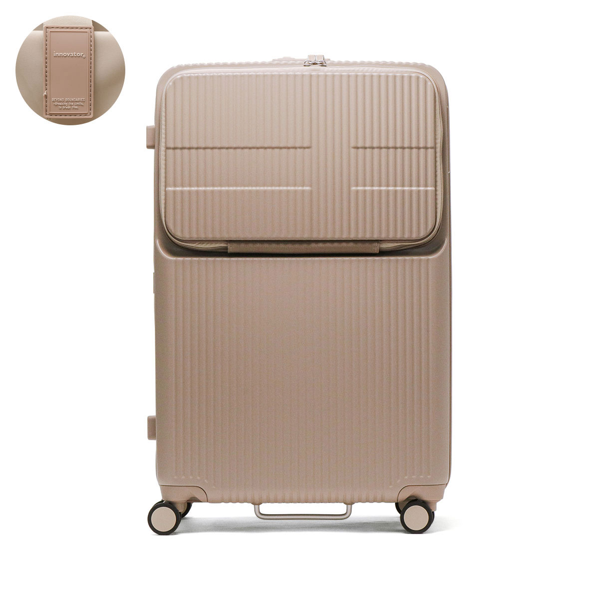 正規品2年保証 イノベーター スーツケース Lサイズ L innovator キャリーケース 海外 フロントオープン 静音 大容量 大型 長期 92L INV90｜galleria-onlineshop｜12