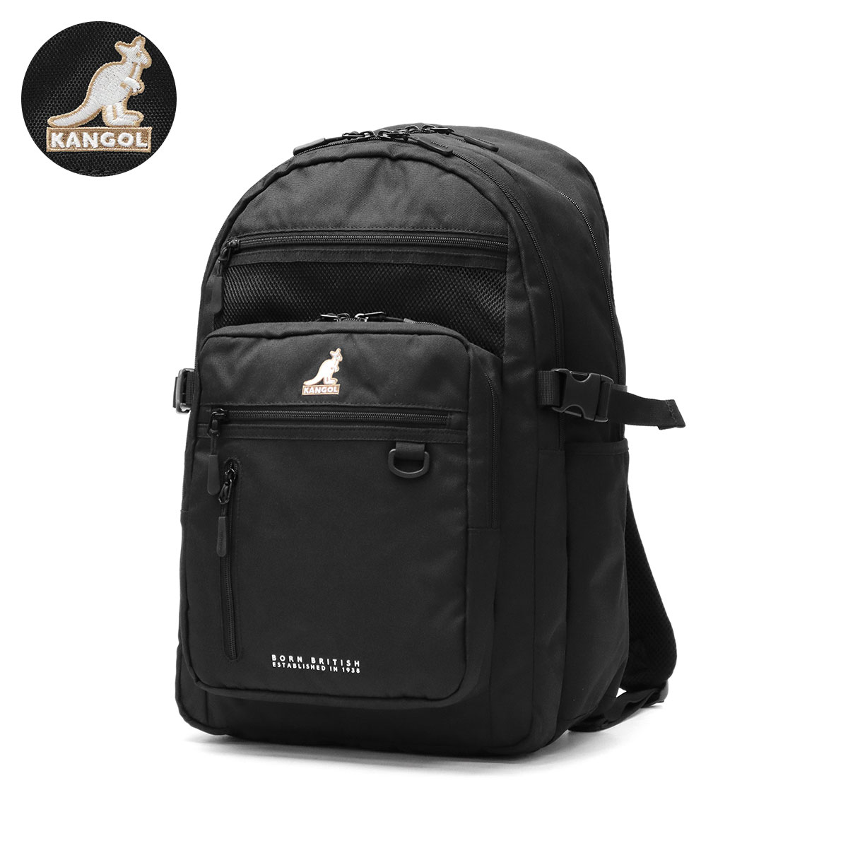 最大42%★6/25限定 カンゴール リュック レディース メンズ 大容量 通学 おしゃれ KANGOL リュックサック 通学リュック バックパック 32L B4 vibes 250-1580 | KANGOL | 03