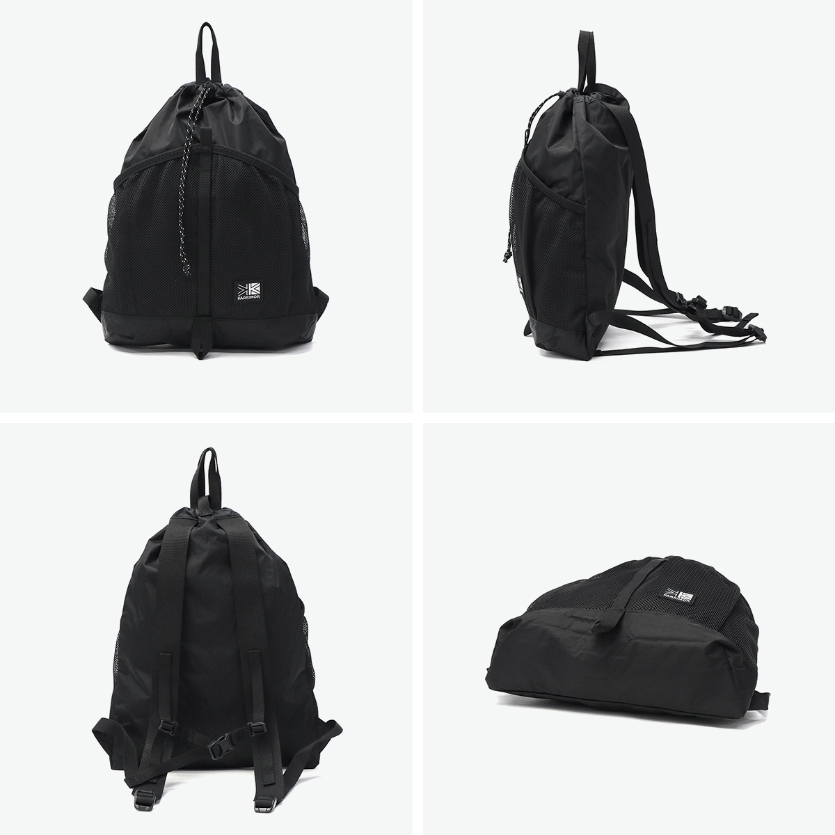 Karrimor ナップサック 巾着 トートバッグ 2way ブラック カリマー リュック ナップサック メンズ レディース KARRIMOR