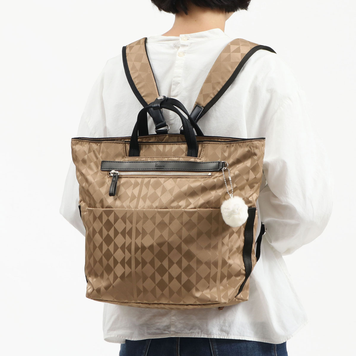 2WAYコットン カラフルリュック ショルダーバッグ 037 通販