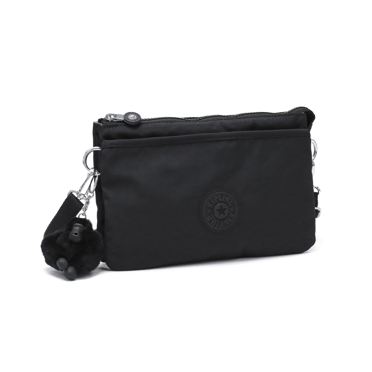新品未使用✨キプリン KIPLING ショルダーバッグ 斜め掛け チャーム 黒 kipling 最大42%☆7/29から 正規取扱店 キプリング ショルダー