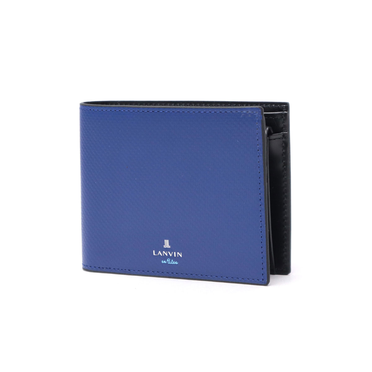 最大42%★6/17限定 ランバン オン ブルー 財布 メンズ 二つ折 LANVIN en Bleu コンパクト ブランド 薄い 革 本革 牛革 レザー 軽量 軽い ミニ 小さめ 504613 | LANVIN en Bleu | 03