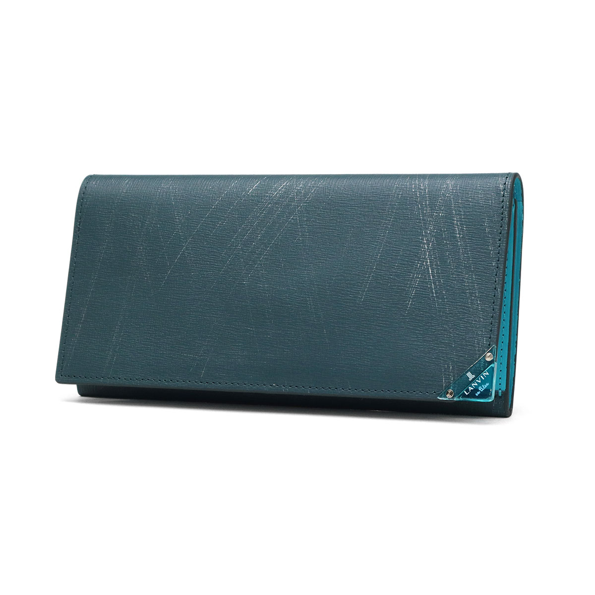 ランバンオンブルー 財布 長財布 本革 薄型 薄い スリム レザー LANVIN en Bleu 最大50% 9/5限定 ランバンオンブルー ランバン