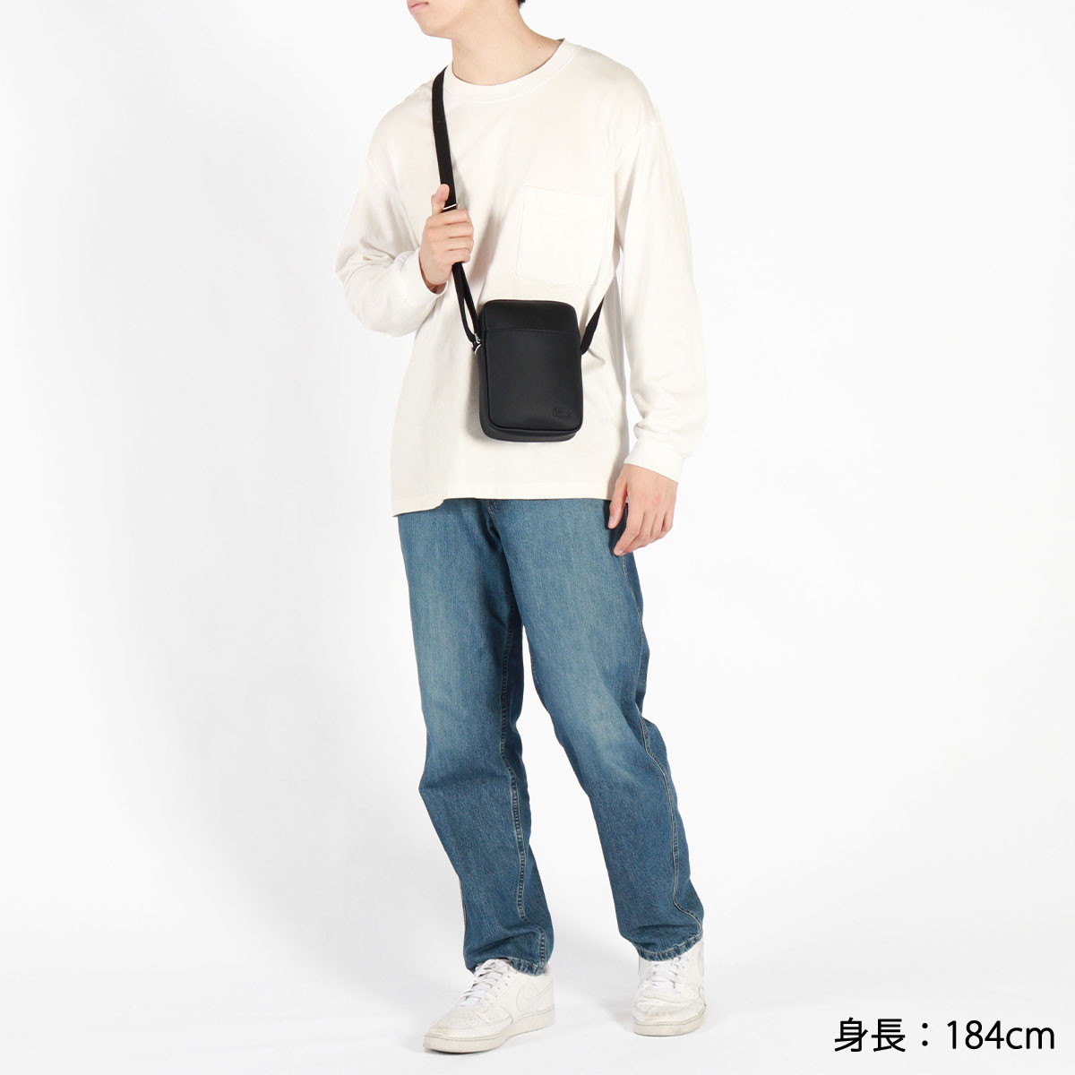 LACOSTE 最大42%☆4/24限定 ラコステ ショルダーバッグ メンズ