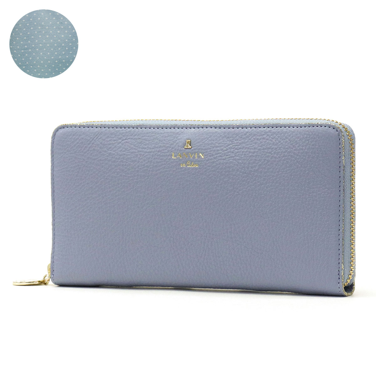 【LANVIN en Bleu】国内発送 長財布 カルラ ラウンドジップ LANVIN en Bleu 最大42%☆7/17限定 ランバンオンブルー 長財布