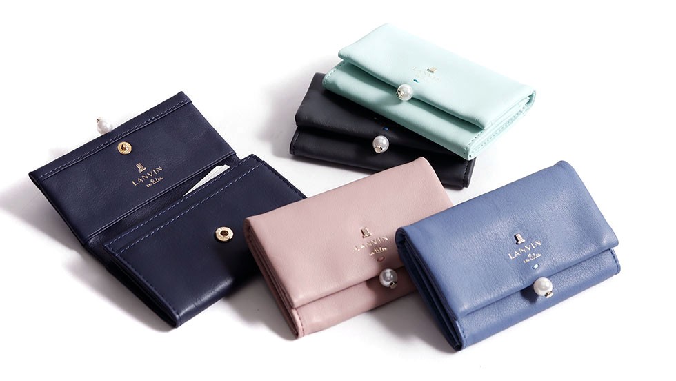 ランバンオンブルー 名刺入れ LANVIN en Bleu カードケース シャペル