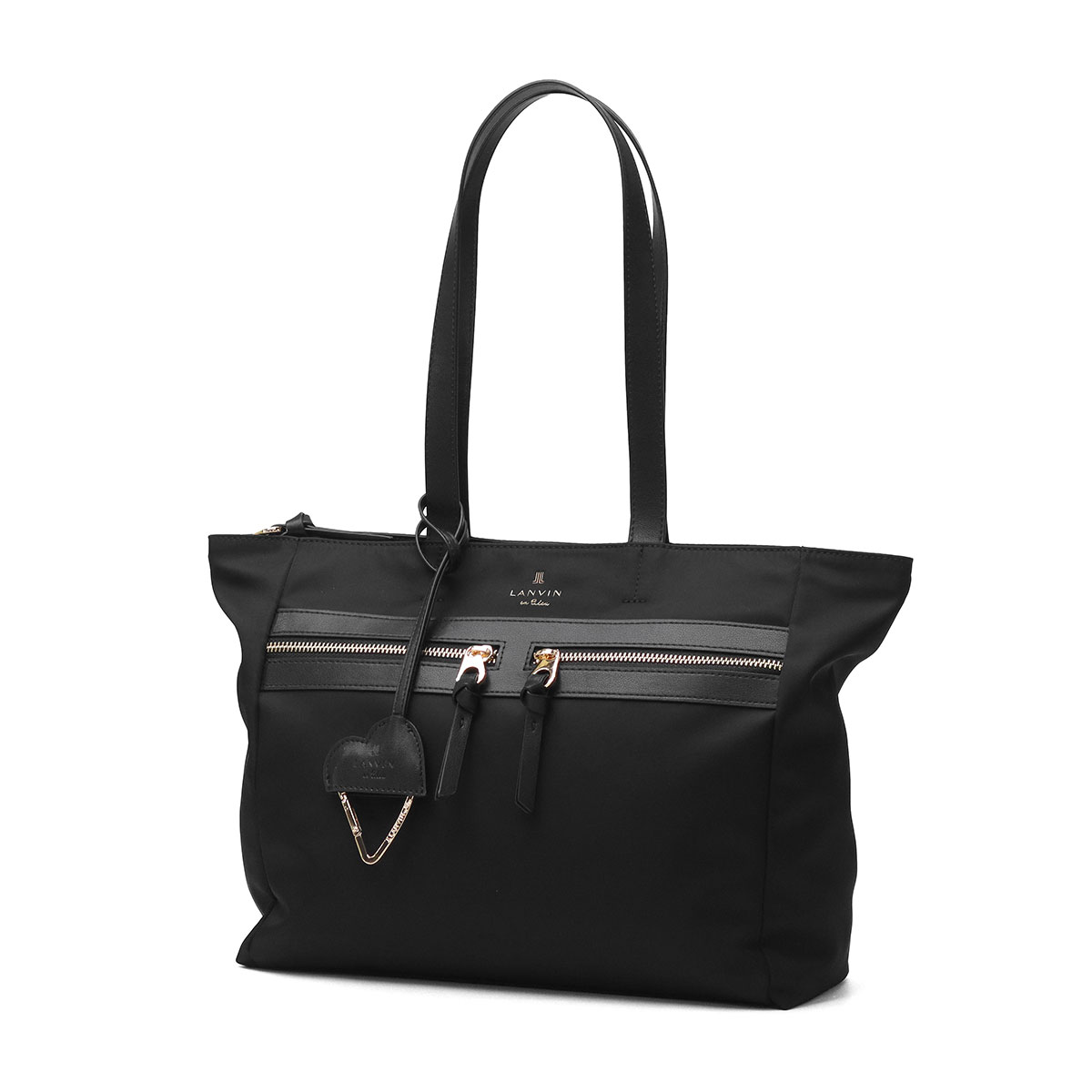 最大51%★5/24限定 ランバン オン ブルー トートバッグ レディース ファスナー付き LANVIN en Bleu ブランド 軽量 肩掛け デイリー シンプル A4 グラン 484873の画像