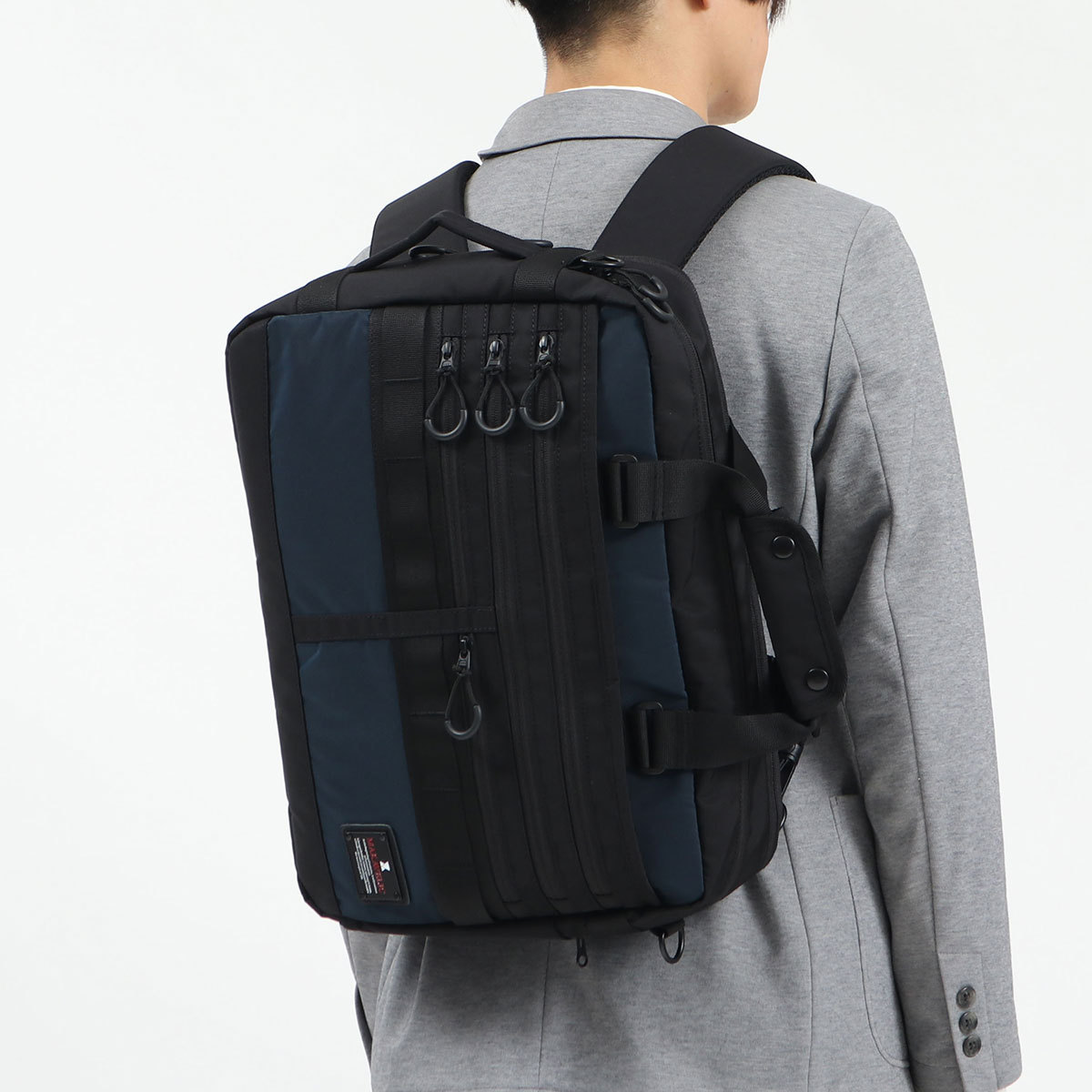 マキャベリック ブリーフケース MAKAVELIC 3WAY BUSINESS BAG リュック ビジネスバッグ リュックサック A4 B4  ノートPC 通勤 メンズ レディース 3121-10203