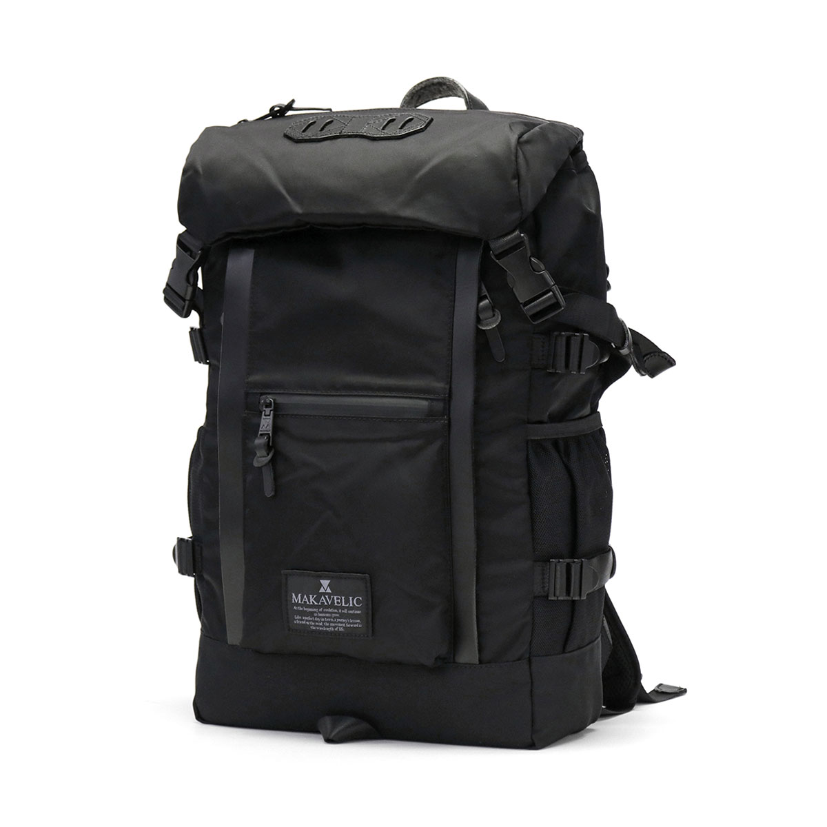 マキャベリック リュック MAKAVELIC CHASE DOUBLE LINE BACKPACK BLACK