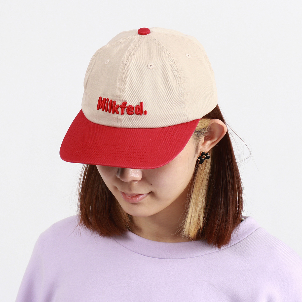 セール】G.M.G.D EMBROIDERED CAP（キャップ）｜MILKFED