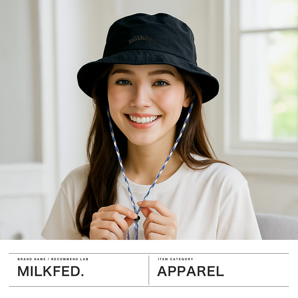 MILKFED. 最大55%☆8/29〜 ミルクフェド ハット レディース UV