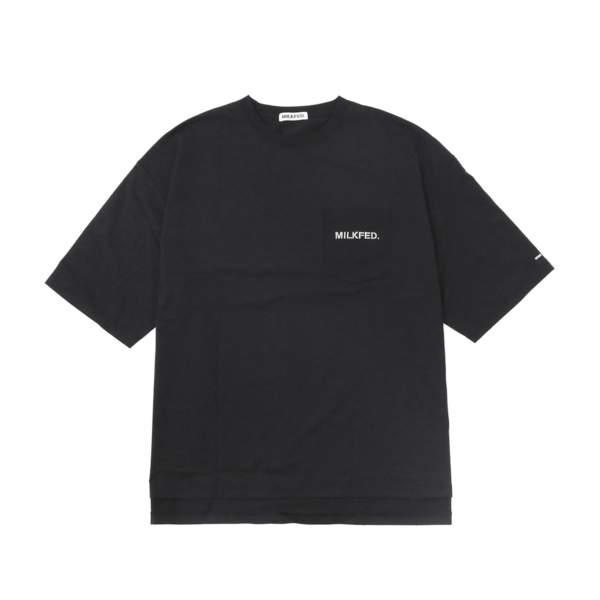 最大51%★8/3限定 ミルクフェド Tシャツ レディース MILKFED. ビッグシルエット ラッシュガード ポケット付き 水陸両用 Ocean Pacific コラボ 103252011008 MILKFED. 最大42%☆7/30まで ミルクフェド Tシャツ レディース