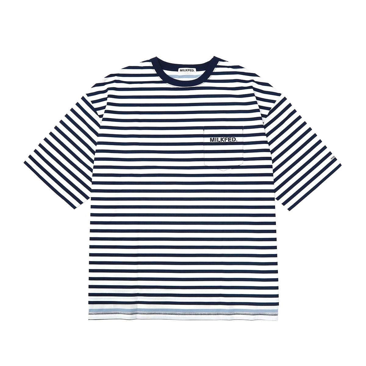 最大51%★8/3限定 ミルクフェド Tシャツ レディース MILKFED. ビッグシルエット ラッシュガード ポケット付き 水陸両用 Ocean Pacific コラボ 103252011008 MILKFED. 最大42%☆7/30まで ミルクフェド Tシャツ レディース