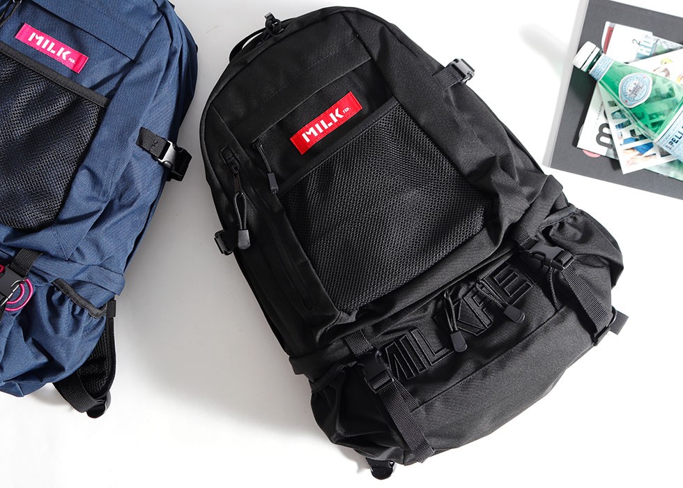 人気が高い 3 21限定 最大32 獲得 ミルクフェド リュックサック Milkfed Embroidery Big Backpack Bar バックパック 2層 2ルーム 23l 通学リュック レディース 柔らかい Lewisfamilyinsurance Com