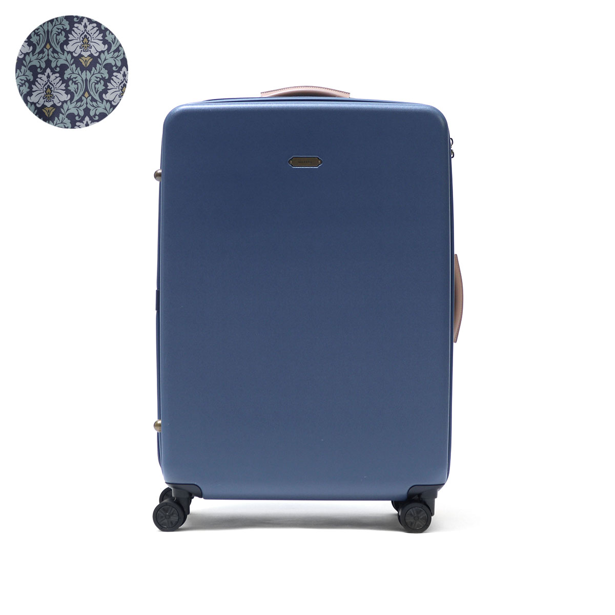 【美品】MILESTO ネイビー キャリーバッグ75L MILESTO セール 特典付 ミレスト スーツケース Lサイズ L ハード