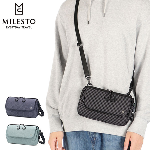 MILESTO 最大49%☆8/1限定 ミレスト ショルダーバッグ メンズ