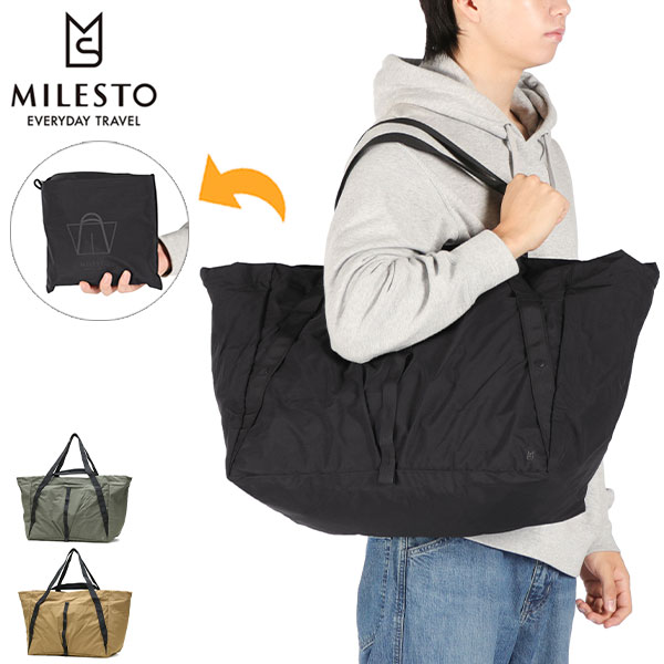 MILESTO ミレスト トートバッグ メンズ レディース 大きめ