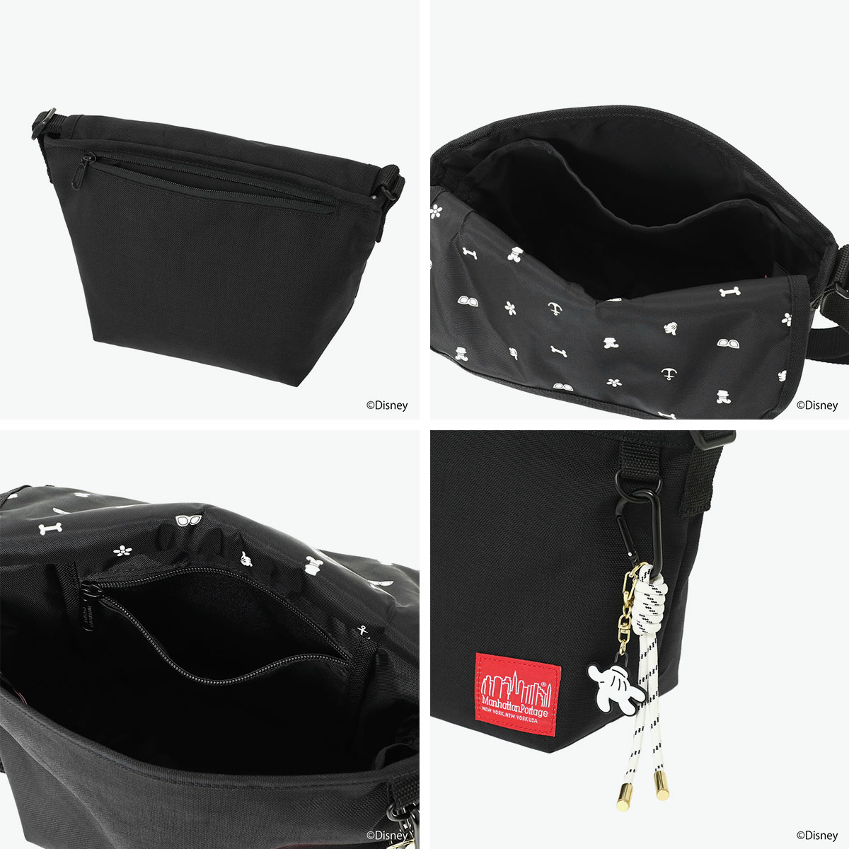 限定品 マンハッタンポーテージ ミッキー＆ミニー メッセンジャーバッグ Manhattan Portage（マンハッタンポーテージ） 最大50%☆10/15〜 日本