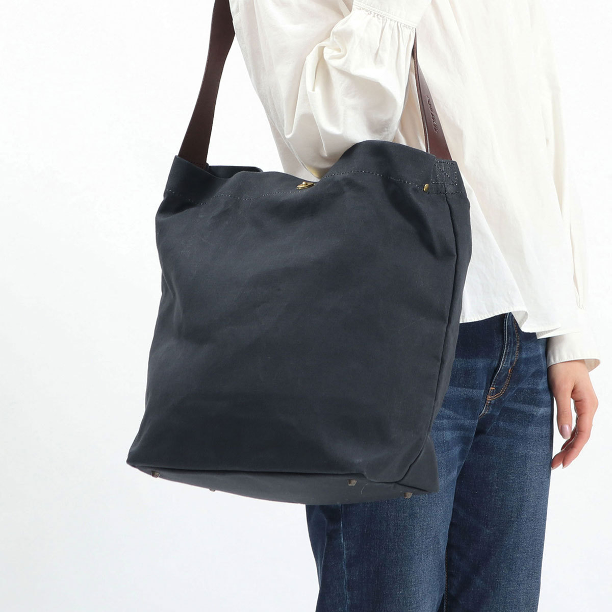 MARINEDAY ショルダーバッグ マリンデイ LINEN CANVAS 2WAY ショルダー ト...