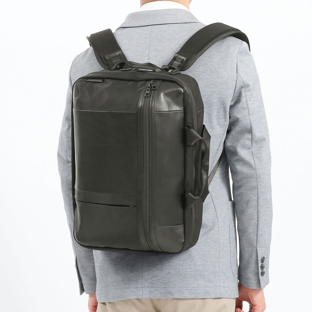 マスターピース リュック バックパック デンシティ 黒 レザー 巾着 A4可 master-piece 最大36%☆7/22限定 正規取扱店 マスターピース
