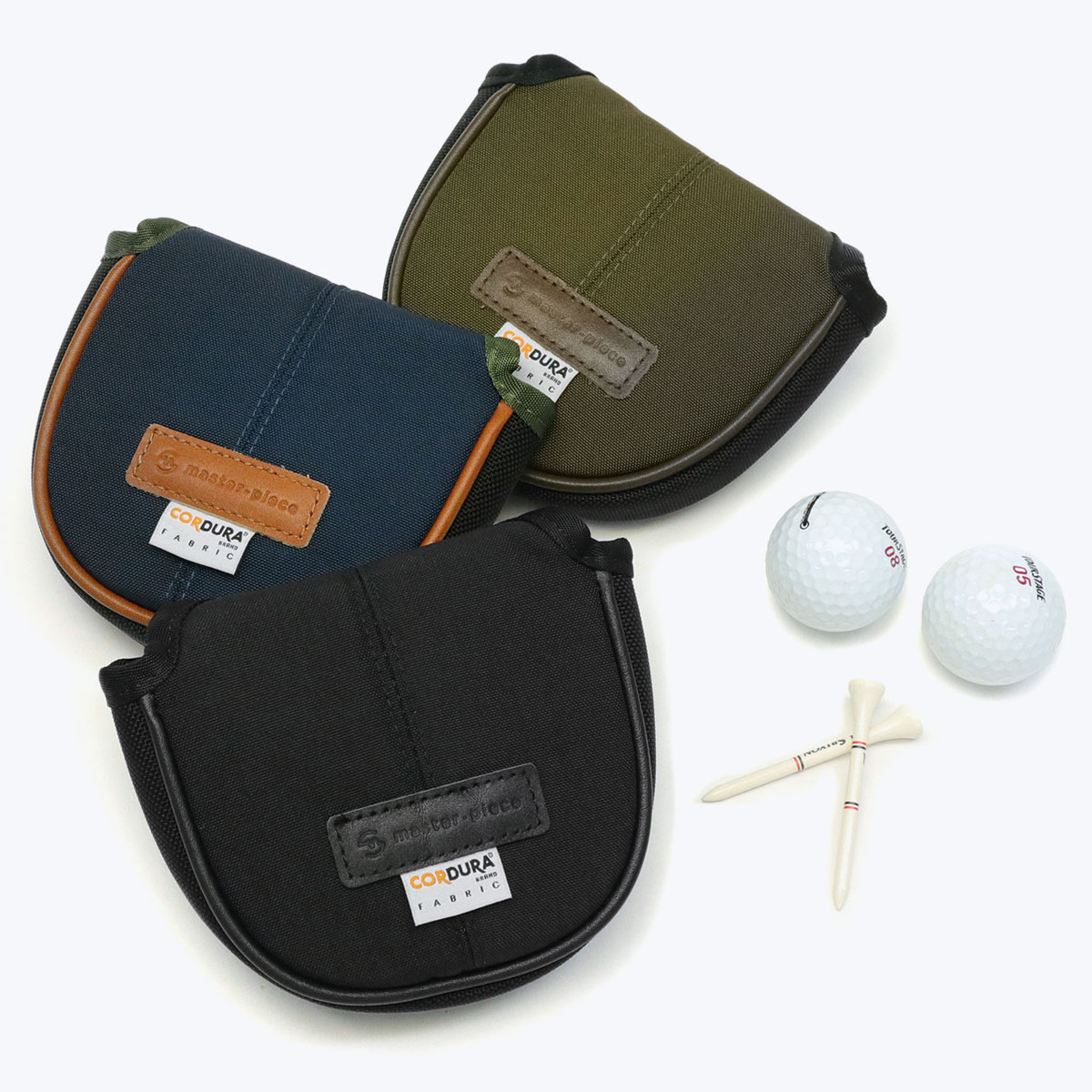 最大40%★4/28限定 正規取扱店 マスターピースゴルフ ヘッドカバー master-piece GOLF パターカバー for Mallet  マレット センターシャフト マグネット 02642