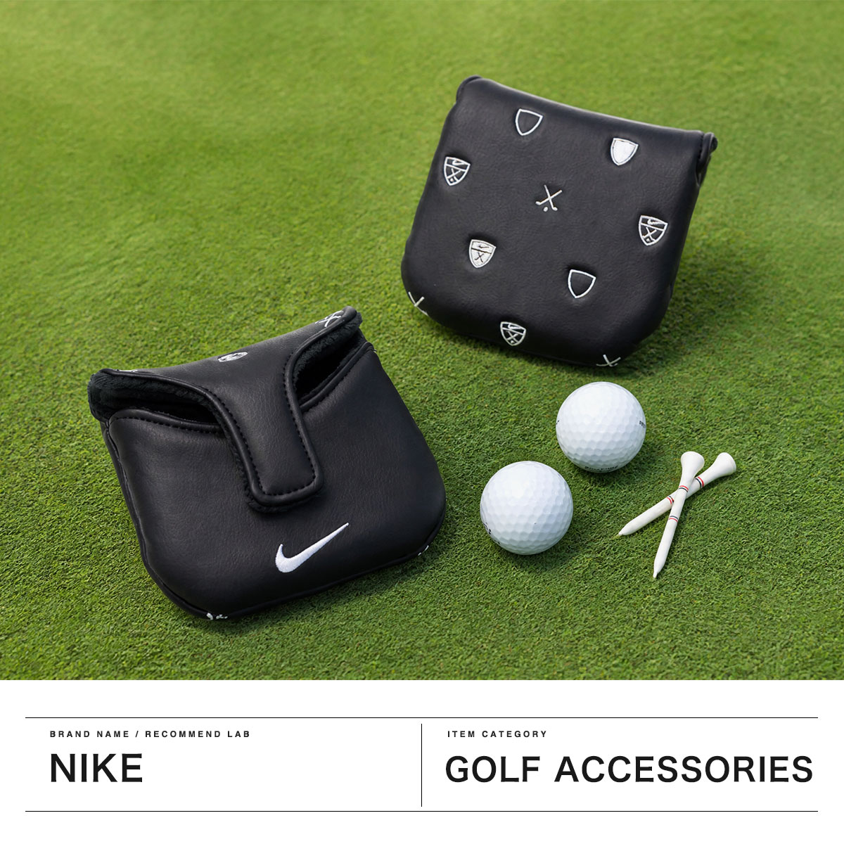 NIKE GOLF ナイキ ゴルフ パターカバー 刺繍 フェイクファー おしゃれ