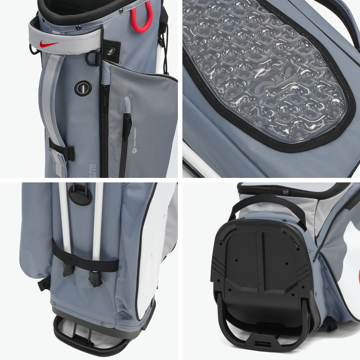 Nike グレー キャディバッグ NIKE GOLF ナイキ ゴルフ キャディバッグ ゴルフアイテム 4分割 9型