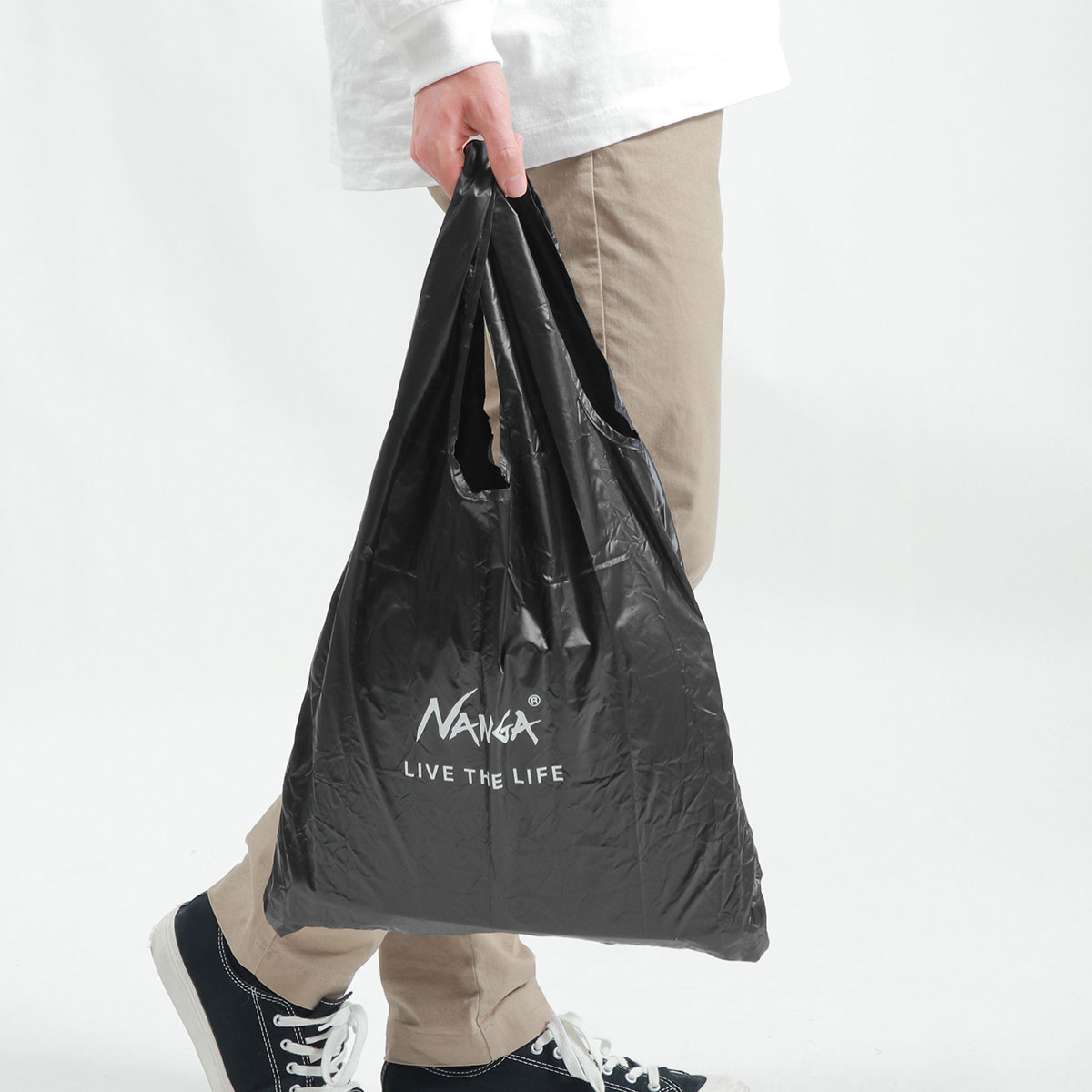 メール便】ナンガ エコバッグ NANGA POCKETABLE ECO BAG(LIVE THE LIFE) お買い物バッグ 折りたたみ パッカブル  弱撥水 超軽量 :NNG00006:ギャレリア BagLuggage - 通販 - Yahoo!ショッピング