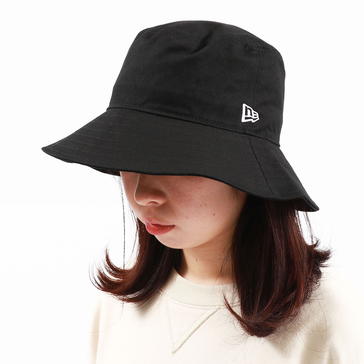 NEWERA ニューエラ 無地バケットハット バケハ XLサイズ - ハット