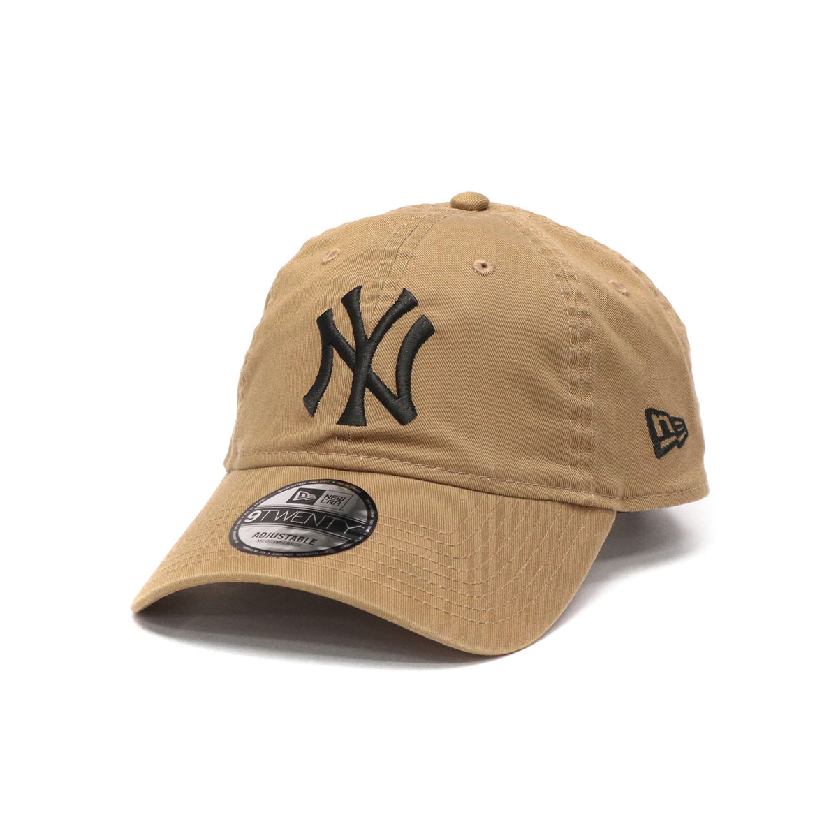 New Era 9TWENTY SDブラウンキャップ　レザー 9FORTY A-Frame ハンティング レザーパッチ ダックブラック
