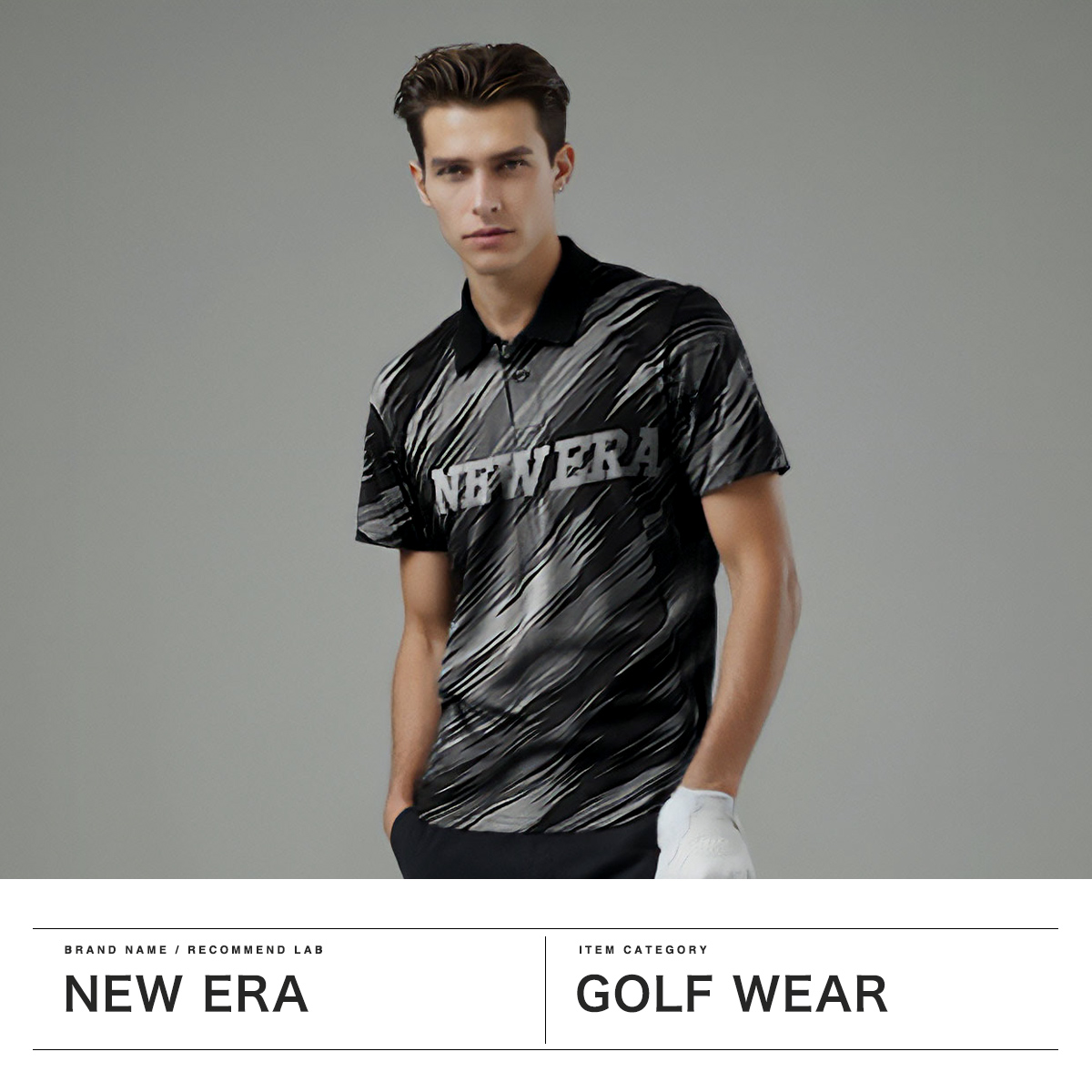 newera ゴルフウェア　ポロシャツ NEW ERA GOLF ニューエラ ゴルフ 半袖 ポロシャツ Color Block