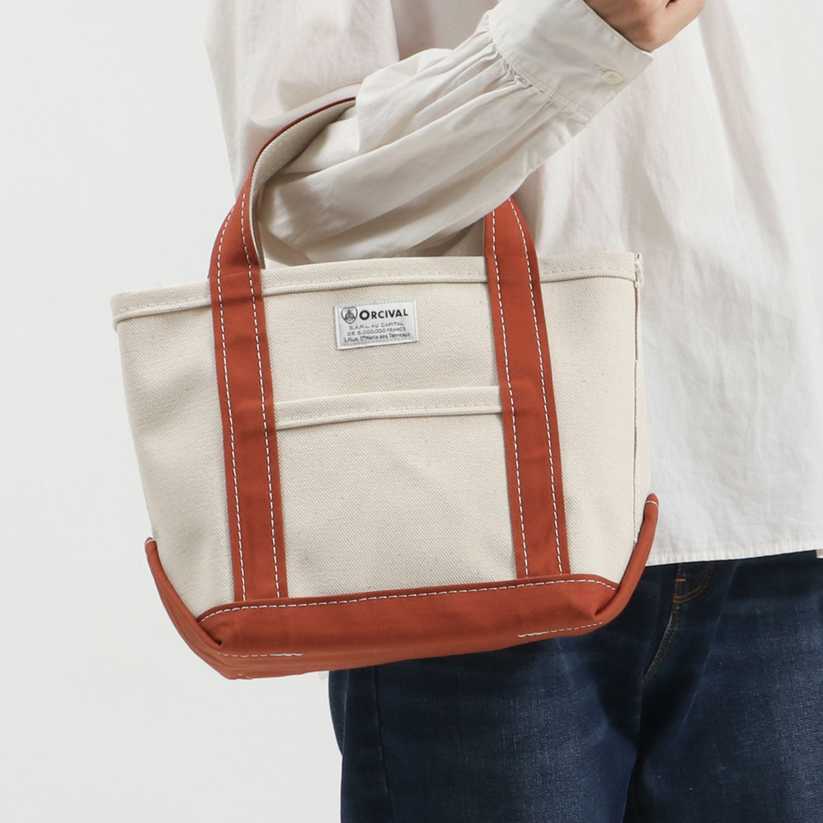 当店限定モデル オーシバル バッグ Orcival トートバッグ レディース Canvas Tote Xs キャンバス オーチバル 別注 Rc 7290hvc Ga Rc 7290hvc 最大69 オフ