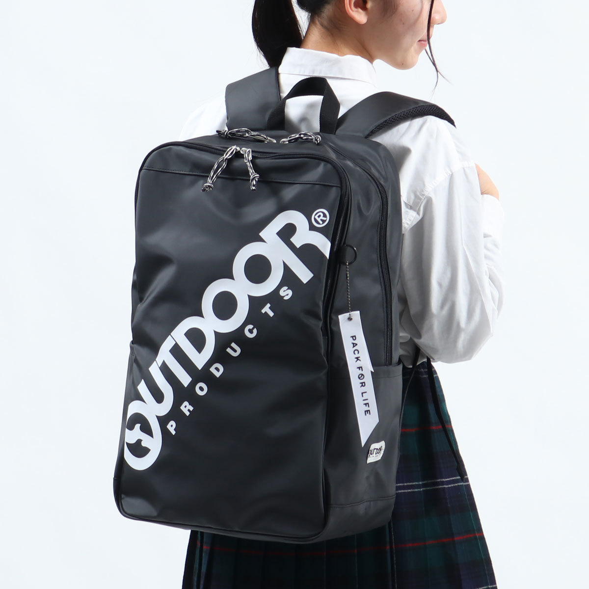 セール30%OFF 特典付 アウトドアプロダクツ リュック 大容量 OUTDOOR PRODUCTS リュックサック 通学 スクエアリュック B4 A4 30L 高校生 中学生 男子 女子 62602 | OUTDOOR PRODUCTS | 02