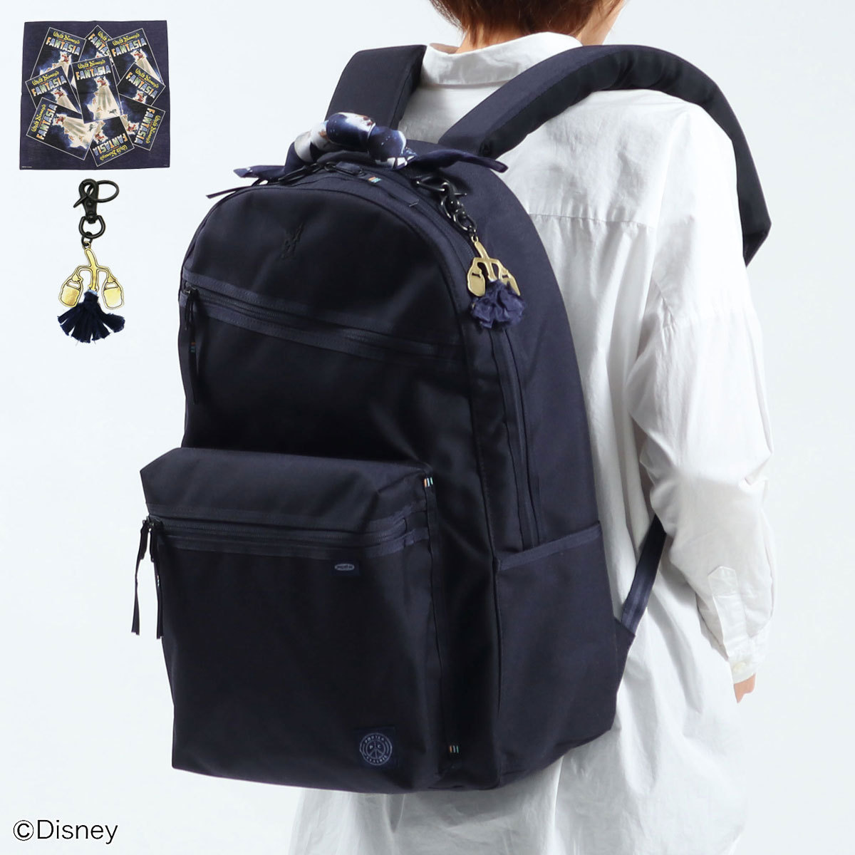 ポータークラシック リュック Porter Classic DISNEY FANTASIA NEWTON DAYPACK L デイパック ディズニー  ファンタジア ニュートン ムアツ B4 A4 DP-050-950