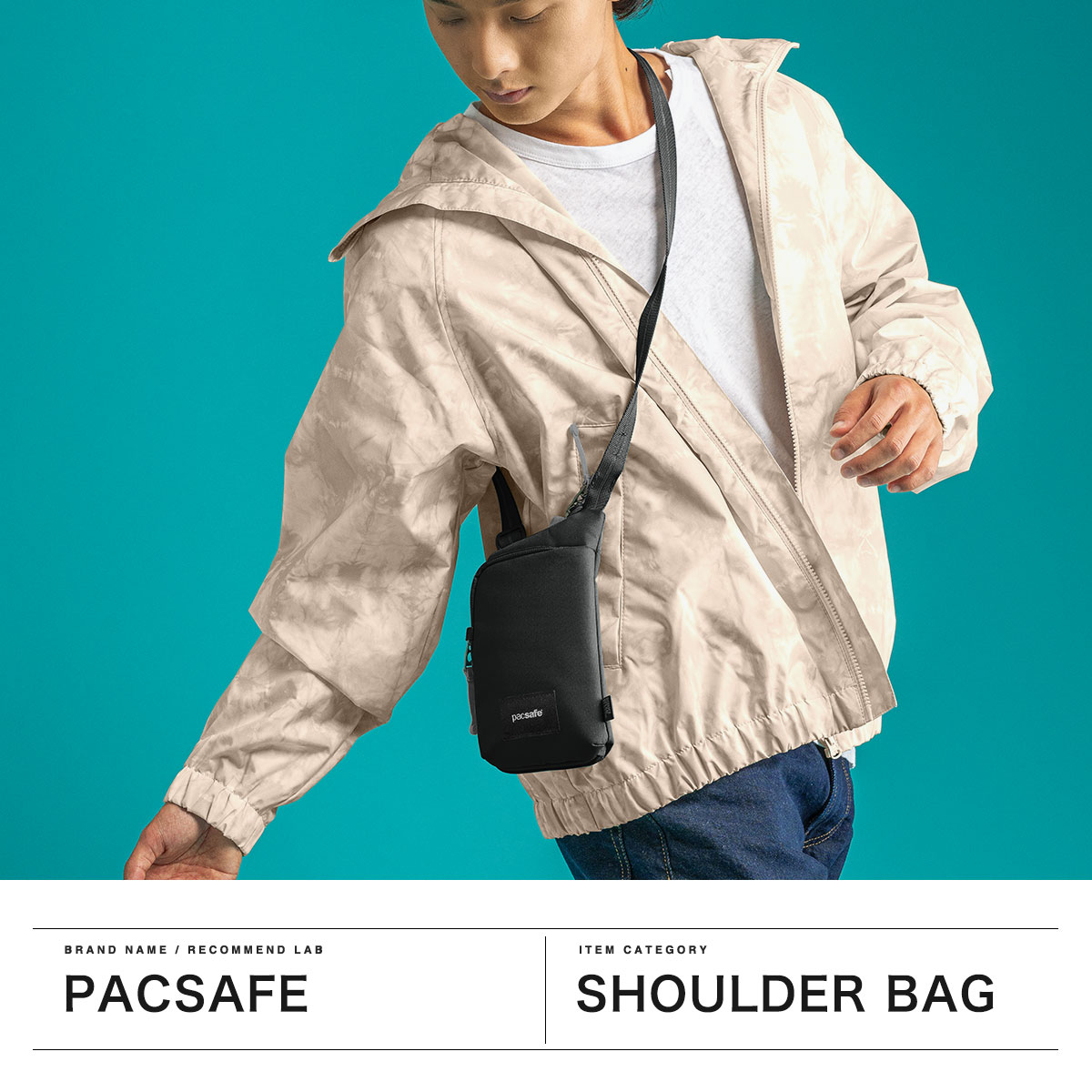 pacsafe パックセーフ ショルダーバッグ トラベル ユニセックス 0.2L