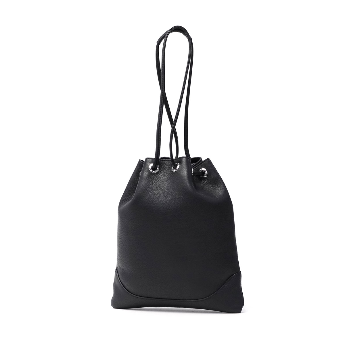 【状態良好】ペッレモルビダ ナイロン レザー 巾着 バッグ ポーチ PELLE MORBIDA ケアセット＋選べるノベルティ ペッレモルビダ
