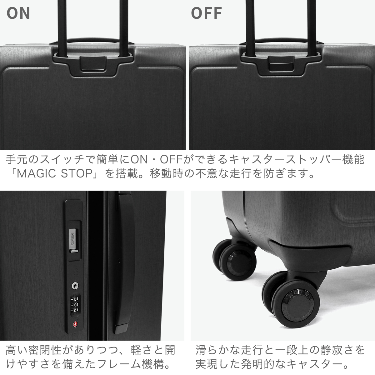 【美品】PROTECA ビジネスキャリー 機内持ち込み ブラック 正規品10年保証】 プロテカ スーツケース Lサイズ ブランド