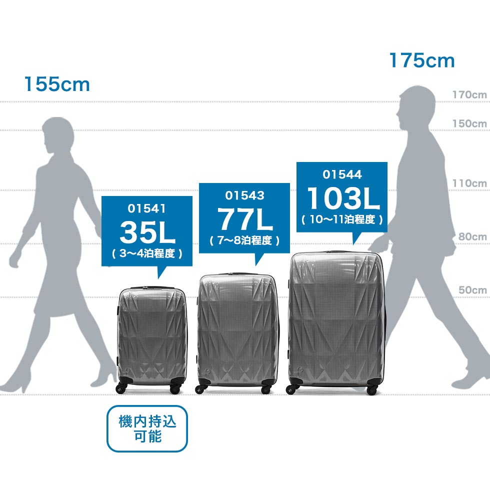 ProtecA 最大51%☆5/7限定 正規品10年保証 プロテカ スーツケース L