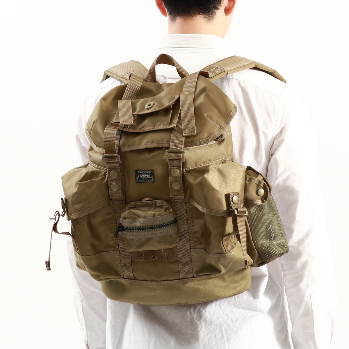 ポーター オール リュックサック 502-05957 吉田カバン PORTER ALL ALICE PACK with POUCHES バックパック  リュック メンズ レディース