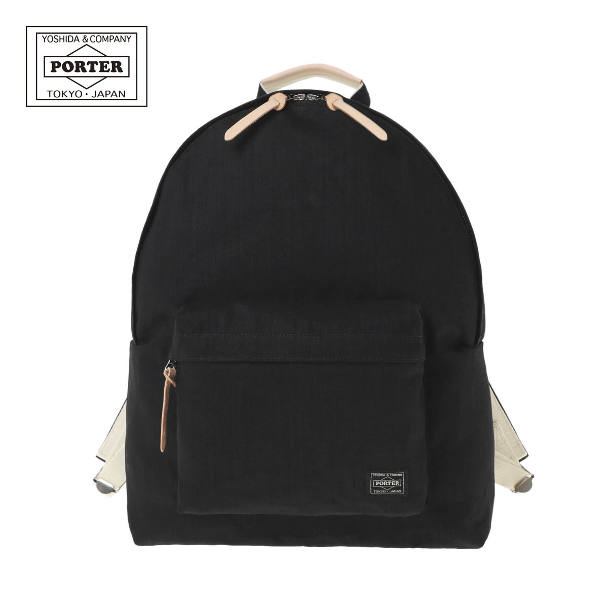 ポーター 黒 レザー バックパック Lewis Leathers x PORTER(ルイスレザーズ x ポーター) BACKPACK