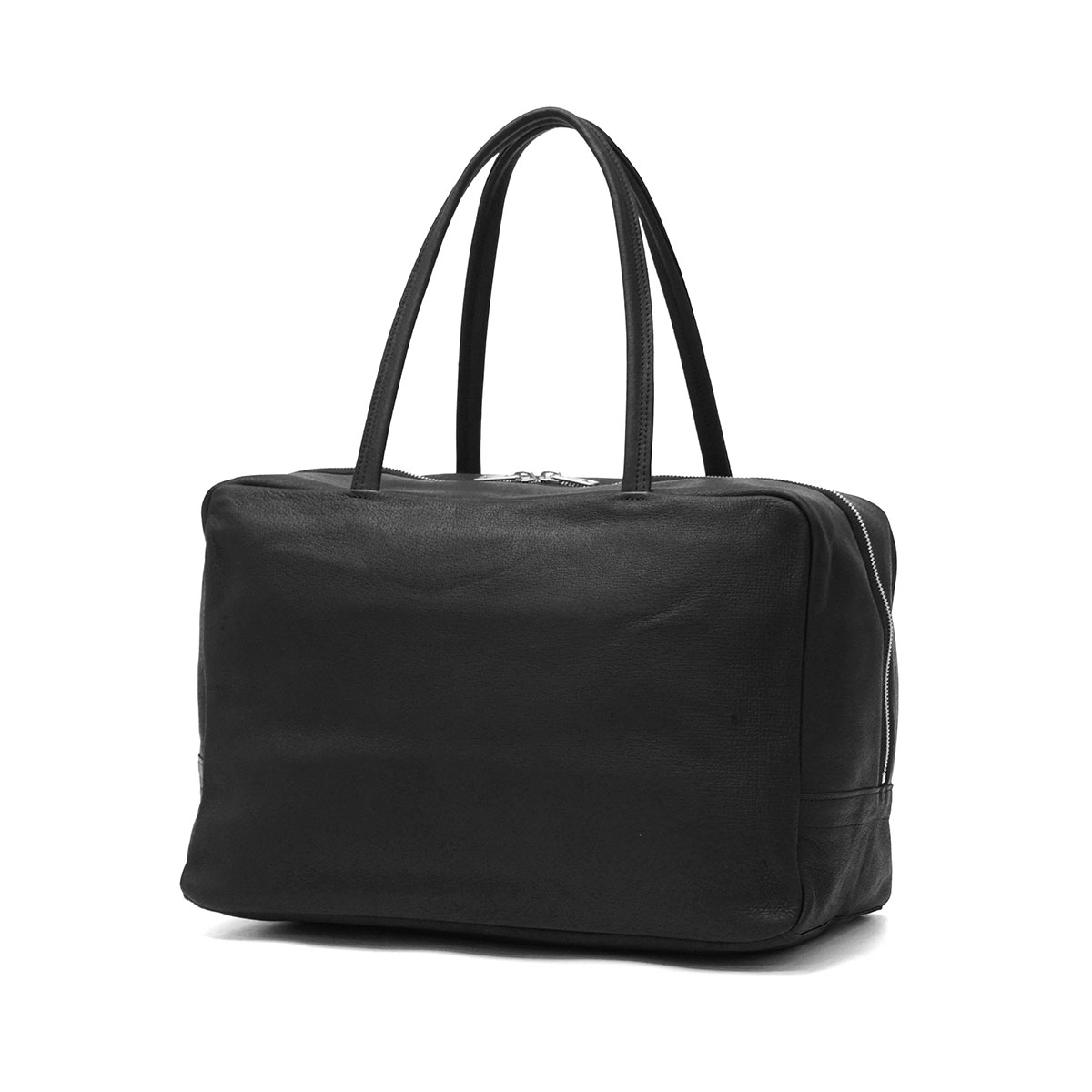 REN レン　レザーバック　ボストンバッグ オールレザー　黒　ブラック　肩掛け REN 最大51%☆9/24迄 ボストンバッグ レディース レン ブランド