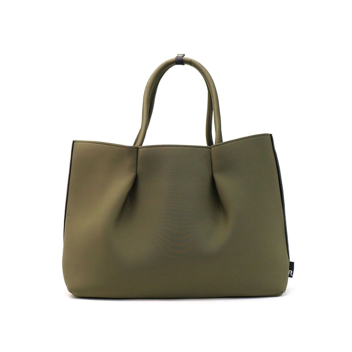 BASE トートバッグ サイドジップ バイカラートートバッグ (L) A4