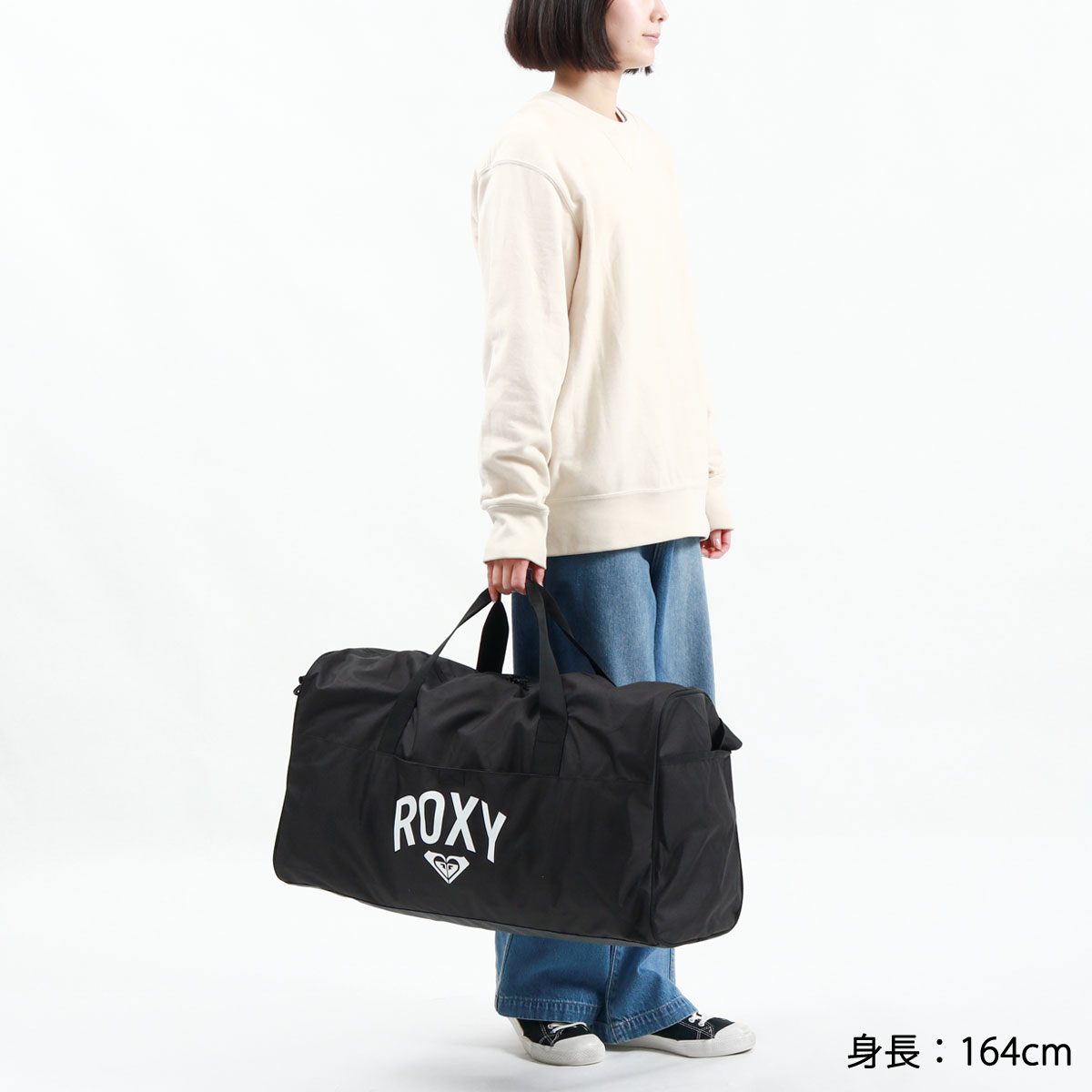 ロキシー ボストンバッグ ROXY SKIP ショルダーバッグ 2WAY 斜めがけ