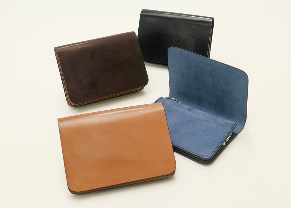 スロウ 財布 SLOW cordovan mini wallet ミニ財布 二つ折り財布 かぶせ