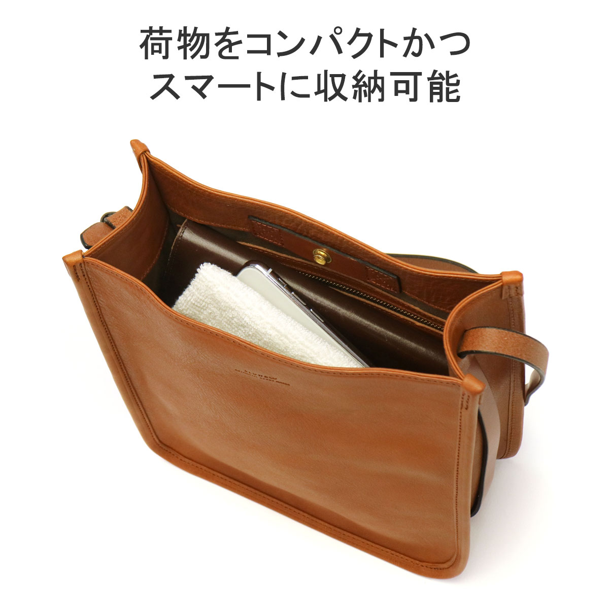 スロウ ショルダーバッグ SLOW bono ボーノ square shoulder bag M