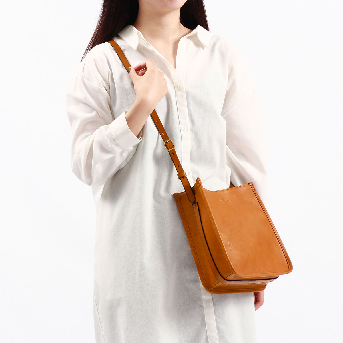 スロウ ショルダーバッグ SLOW bono ボーノ square shoulder bag M