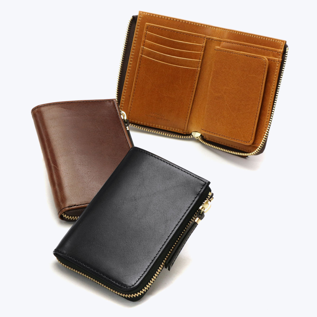 【新品・未使用】SLOW and HANDS（コラボ）　メンズ財布　本革 SLOW(ファッション) 最大50% 9/15限定 SLOW スロウ 財布 二